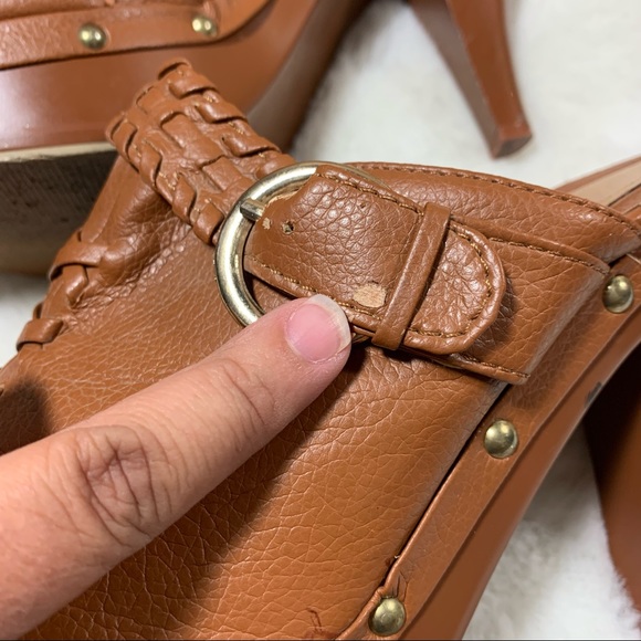 Charles Albert Faux Leather Clogs Size 9 - Picture 7 of 15